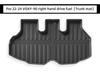 Full Coverage TPE Floor Mats & Trunk Mat for 2022-2024 Toyota VOXY-90 RHD