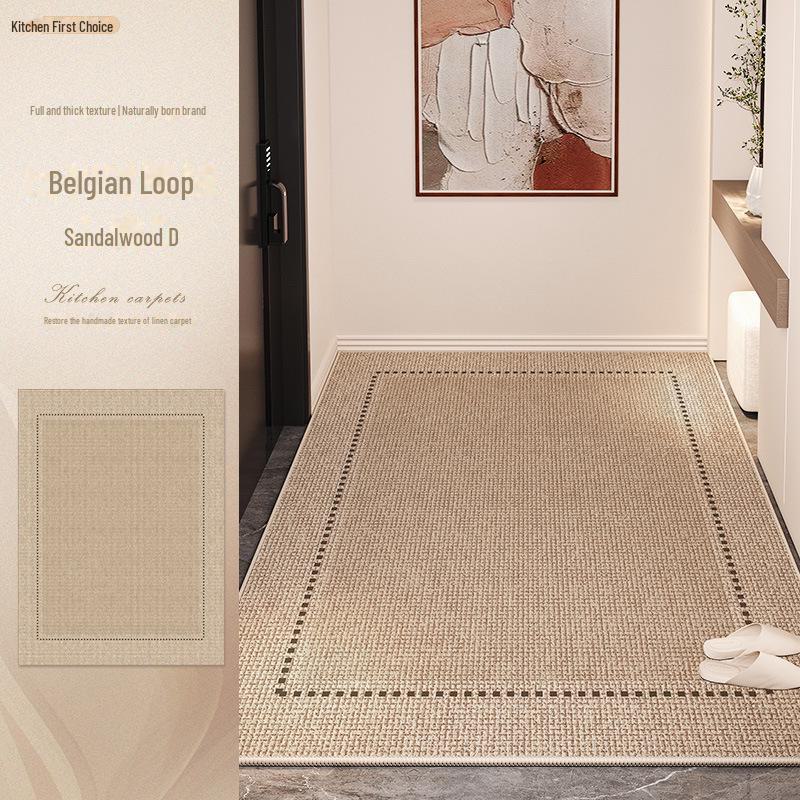 Non-slip, dirt-resistant solid color sisal-look entrance mat—durable and easy-care for your porch.