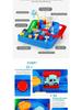 Car Adventure Breakout Train: Educational Inertial Toy Car with Macaron Color Tracks and Parking Lot