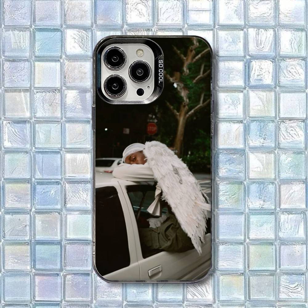 

Blood Orange Essex Honey Phone Case For iPhone 17,16,15,14,13,12,11,Air,X,XR,Pro,Max,Plus IMD Silver Shell iPhone12PROMAX