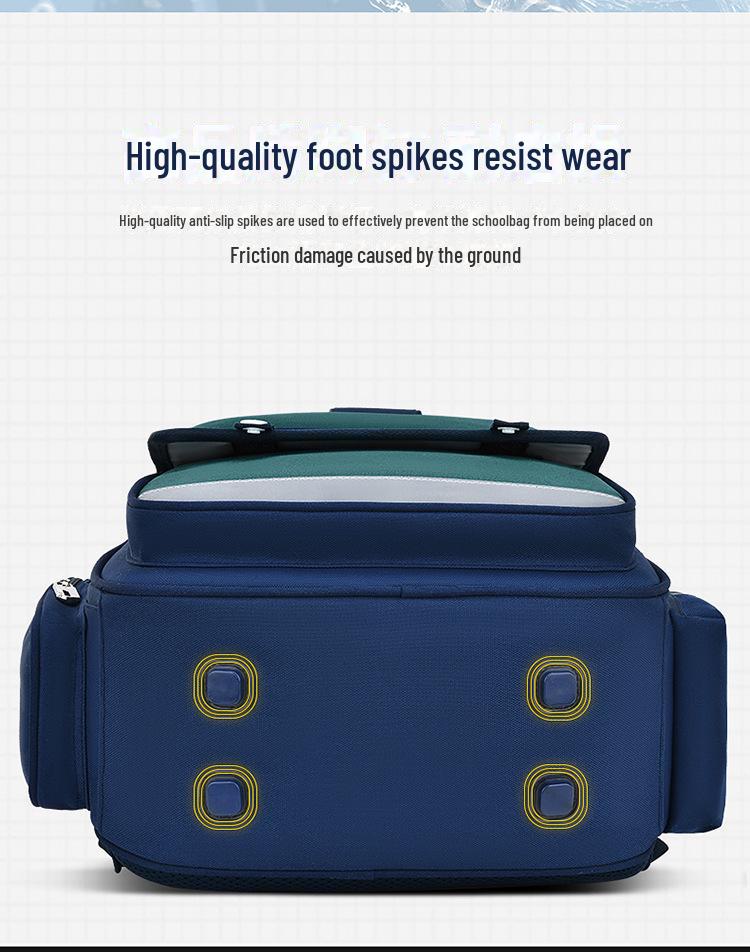 British Style Primary School Boy's Backpack: Lightweight, Large Capacity for Grades 1-6