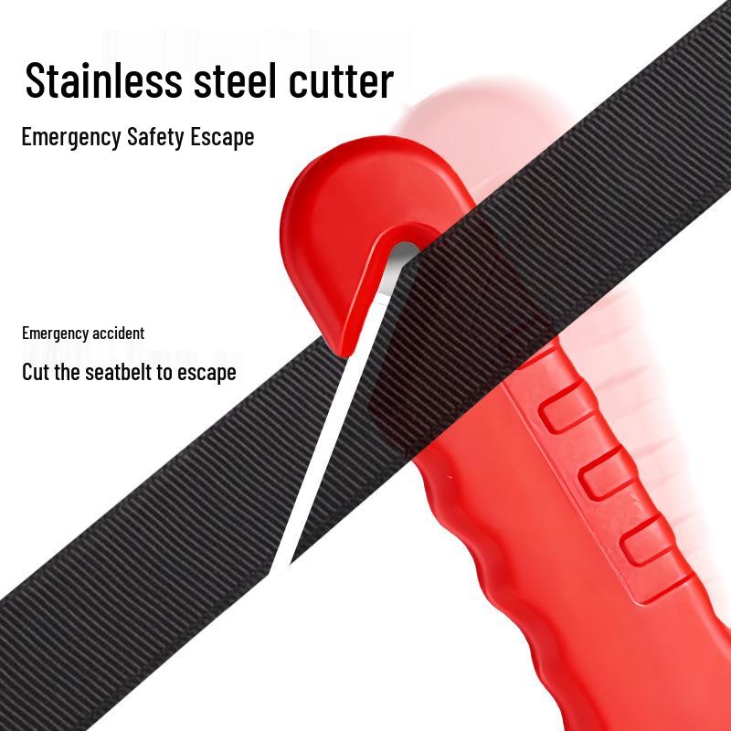 2-in-1 Lifesaving Emergency Hammer with Cutter: Car Safety & Fire Escape Tool