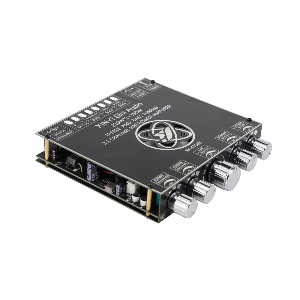 S220H/S350H 2.1-channel Bluetooth 5.1 amplifier board, high-power stereo subwoofer, 160W*2+220W/220WX2+350W