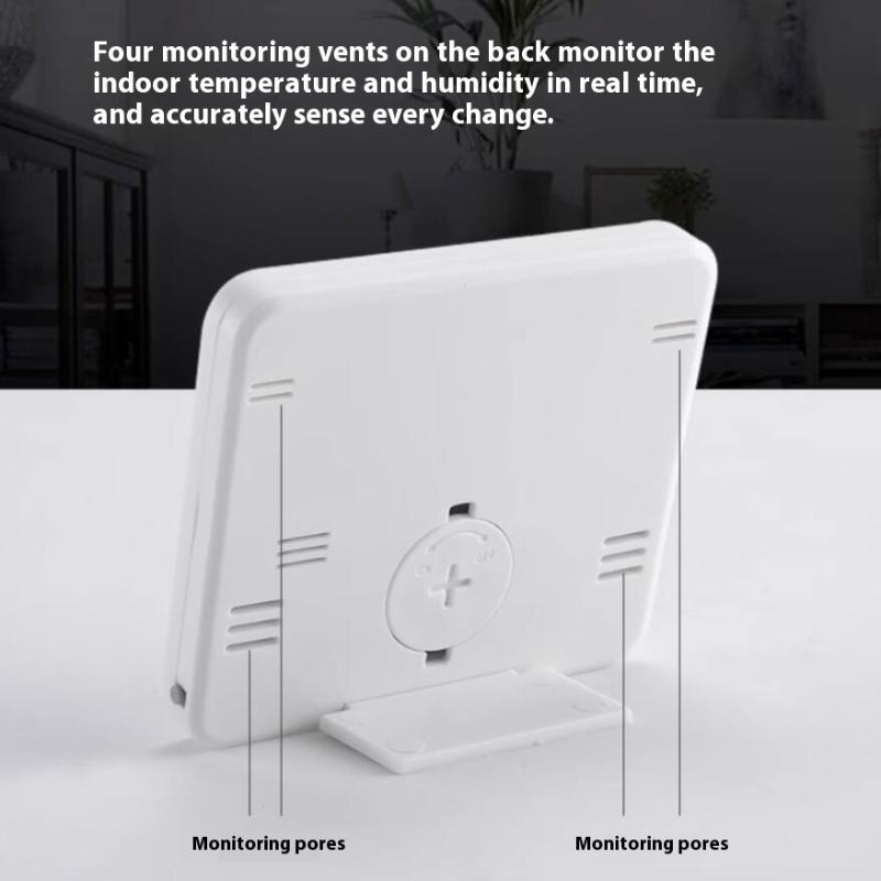 1 Piece Automatic Monitoring Desk Clock Multifunction Electronic Digital Temperature Large Lcd Screen Humidity Table Clock