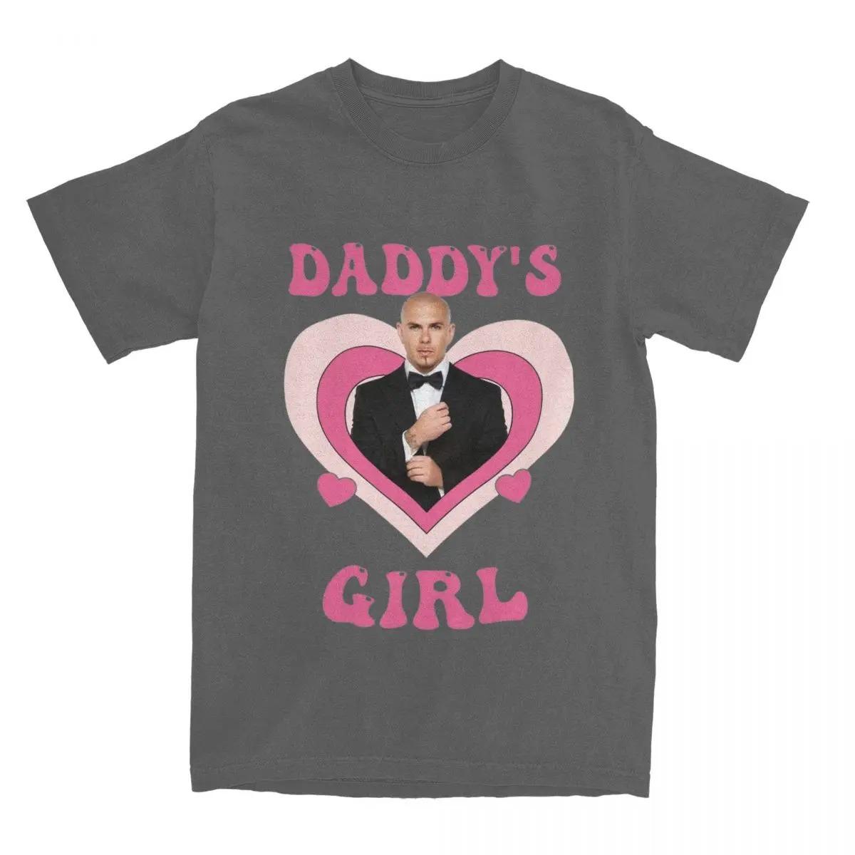 ZheXiong TEE Daddys Girl Pitbull Mr Worldwide T-shirt Zomer Zanger Roze Hart T-shirts Puur Katoen T-shirt Oversized hoge kwaliteit zacht t-shirt 3XL