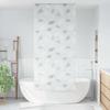 VidaXL Store enrouleur de douche 110x240 cm largeur du tissu 106 cm, store de douche, store enrouleur de rideau de douche, 4014859