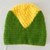Carnival Party Cosplay Funny Corn Superman Mask Autumn and Winter Warm Wool Handmade Crocheted Hat