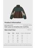Men's Fashion Brand Contrast Stitching Windproof Jacket - American Retro Style, Loose Fit, Casual, Unisex, Perfect for Spring and Autumn Sports.