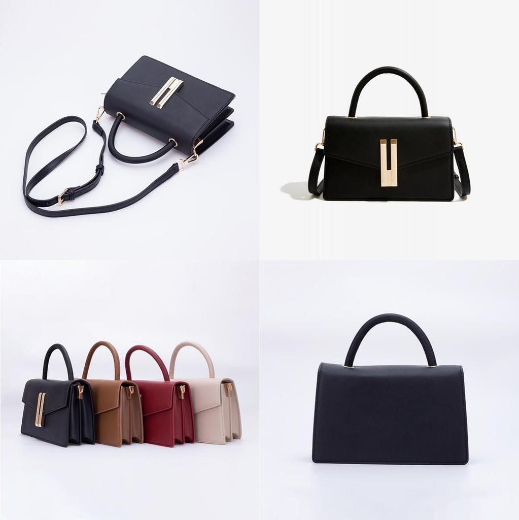 Trendy Pu Women's Bag Cross-border Sling Bag Lady Single Shoulder Bag Small Square Bag L2433