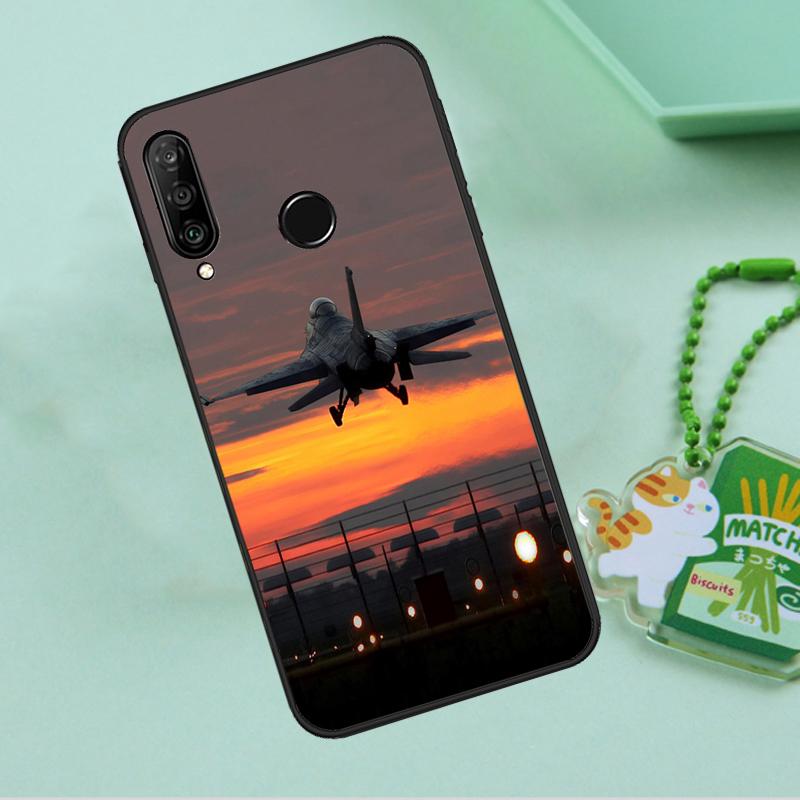 Fighting Plane Aircraft For Huawei Nova 10 9 SE 5T 12s 12i 11i Y91 Y90 Y60 Y70 Y72 Y61 P20 P40 P30 Lite P60 Pro Case