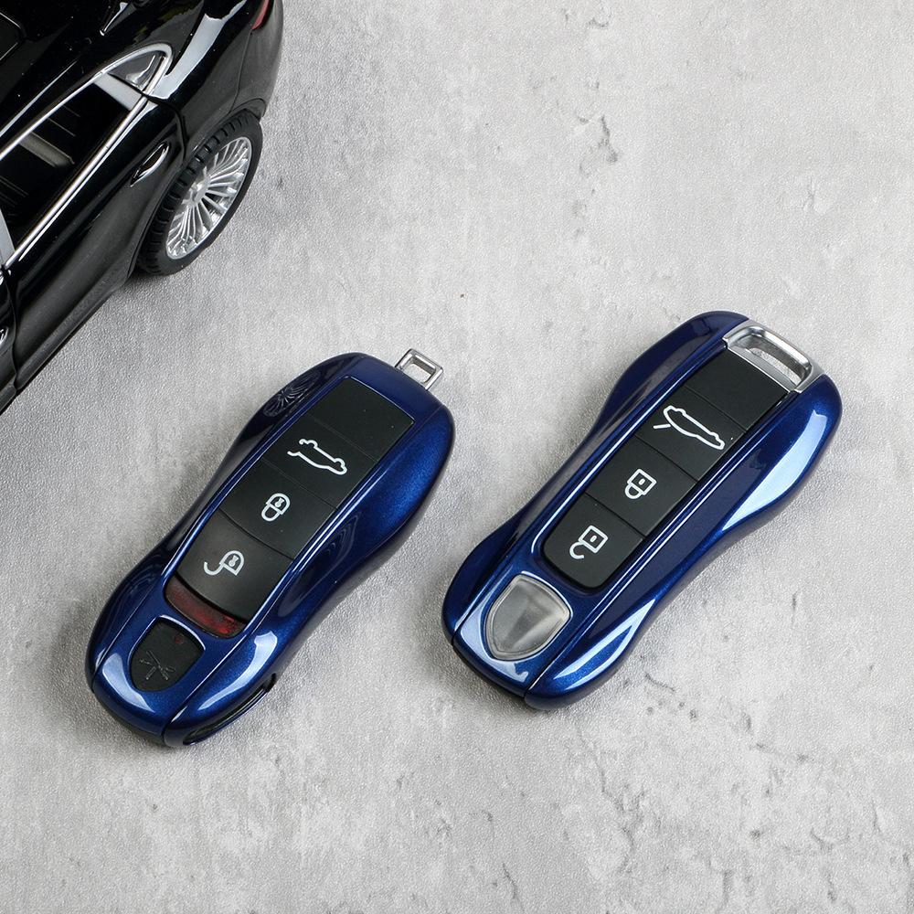 Pro Porsche Gentian Blue Pouzdro na klíče Cayenne Macan911 Paramela 718/Taycan Blue