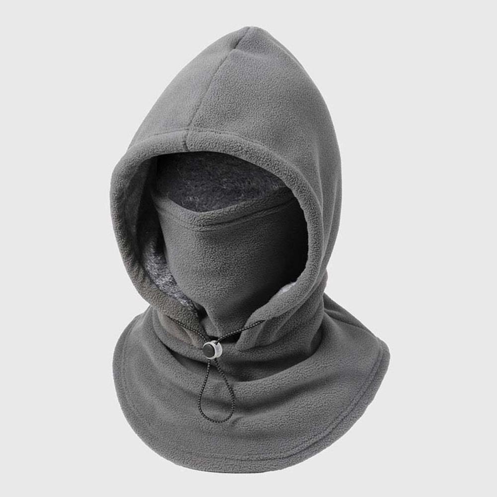 Thermal Fleece Balaclava Hat Windproof Masks Hood Beanies Casual Hooded Neck  Outdoor