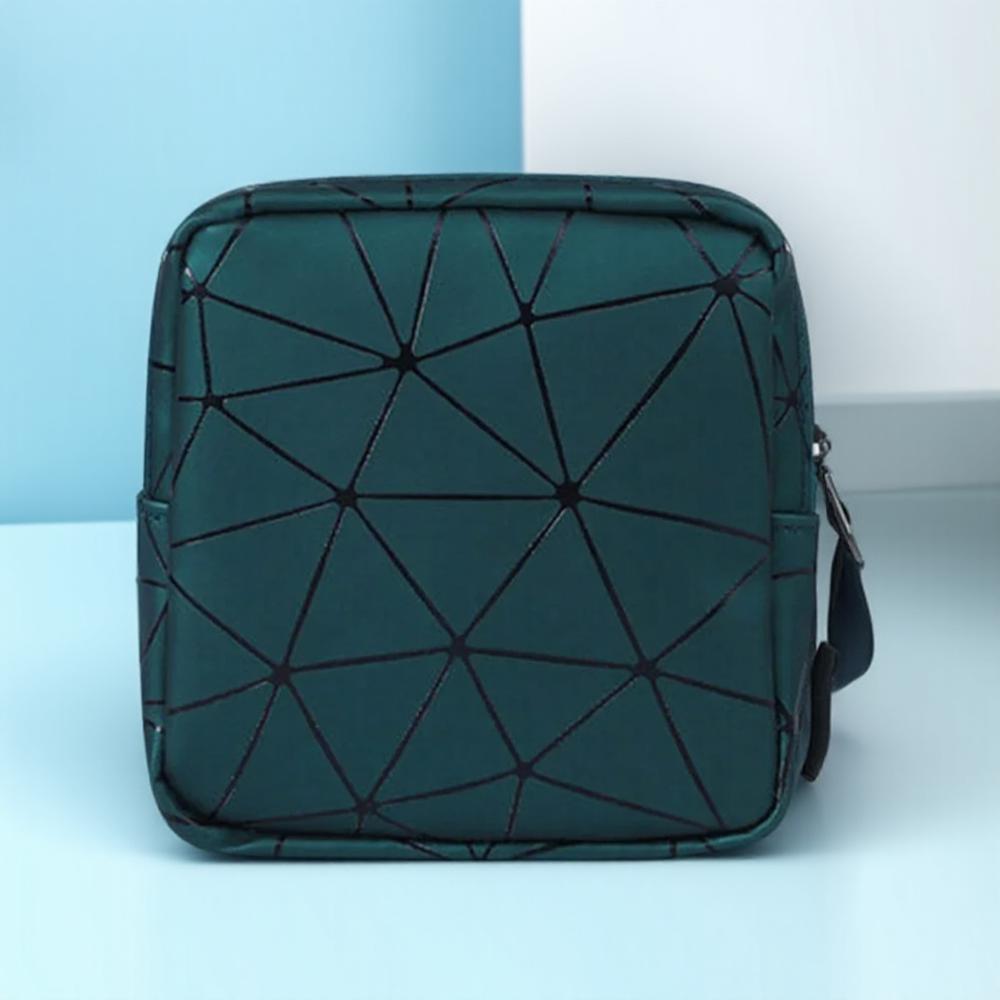 PU Skórzana Torba do Przechowywania Podpasek Wodoodporna Podkładki Przenośna Kosmetyczka Ciocia Bagaż Podręczny Portmonetka Mała Torba