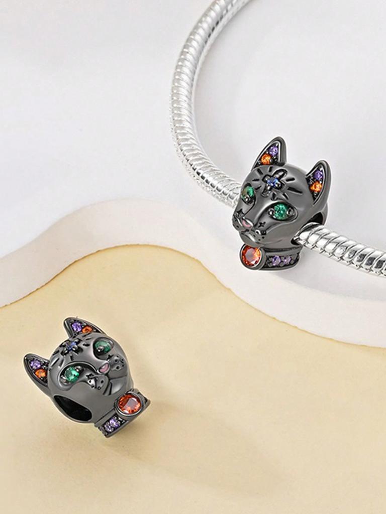 Charms Plata Lion Dance Panda Puppy Beads Charm Copper Plated Fit Charms Original Bracelet For Jewelry Making Diy Charm