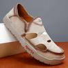 Men's Sandals Summer Comfortable Man Casual Shoes Fashion Slippers Handmade Breathable Walking Driving Footwear