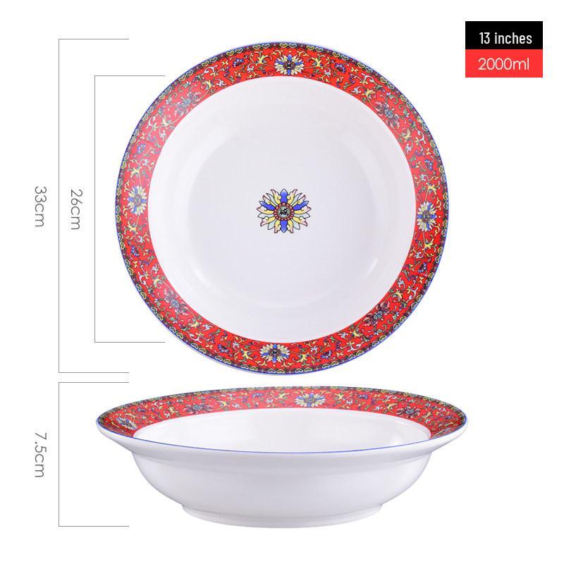 Large Ceramic Bowl for Soup, Noodles, Boiled Fish, Pickled Fish, and Dough Mixing - Mao Xuewang Commercial Use