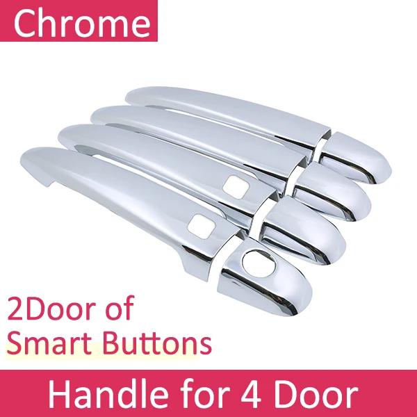 For Lexus RX XU30 2003~2009 Chrome Exterior Door Handle Cover Car Accessories Stickers Trim Set RX300 RX330 RX350 RX400h 2004