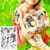 6 fogli di tatuaggi temporanei dello spazio per bambini, adulti, acquerello, astronauta, pianeti, galassia, adesivo per tatuaggi finti per ragazzi e ragazze