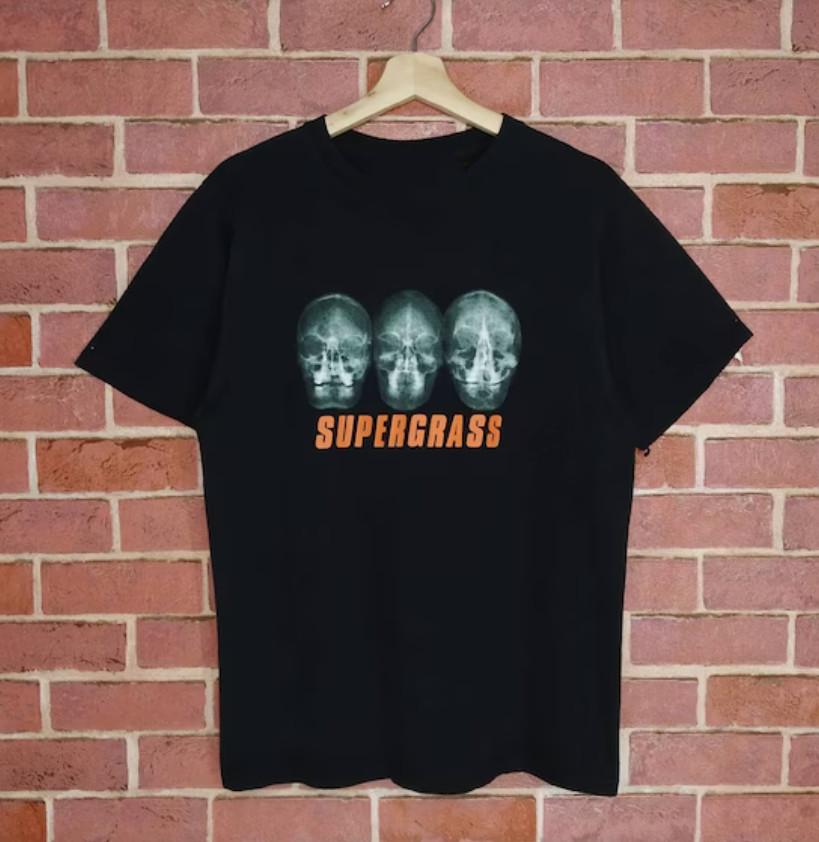 Vintage Supergrass Alternative Rock T Shirt  WA604 Unisex T-Shirt M