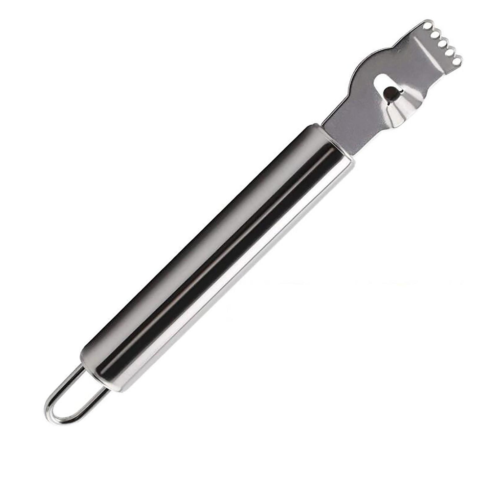 

Stainless Steel Lemon Grater With Channel And Hanging Ring