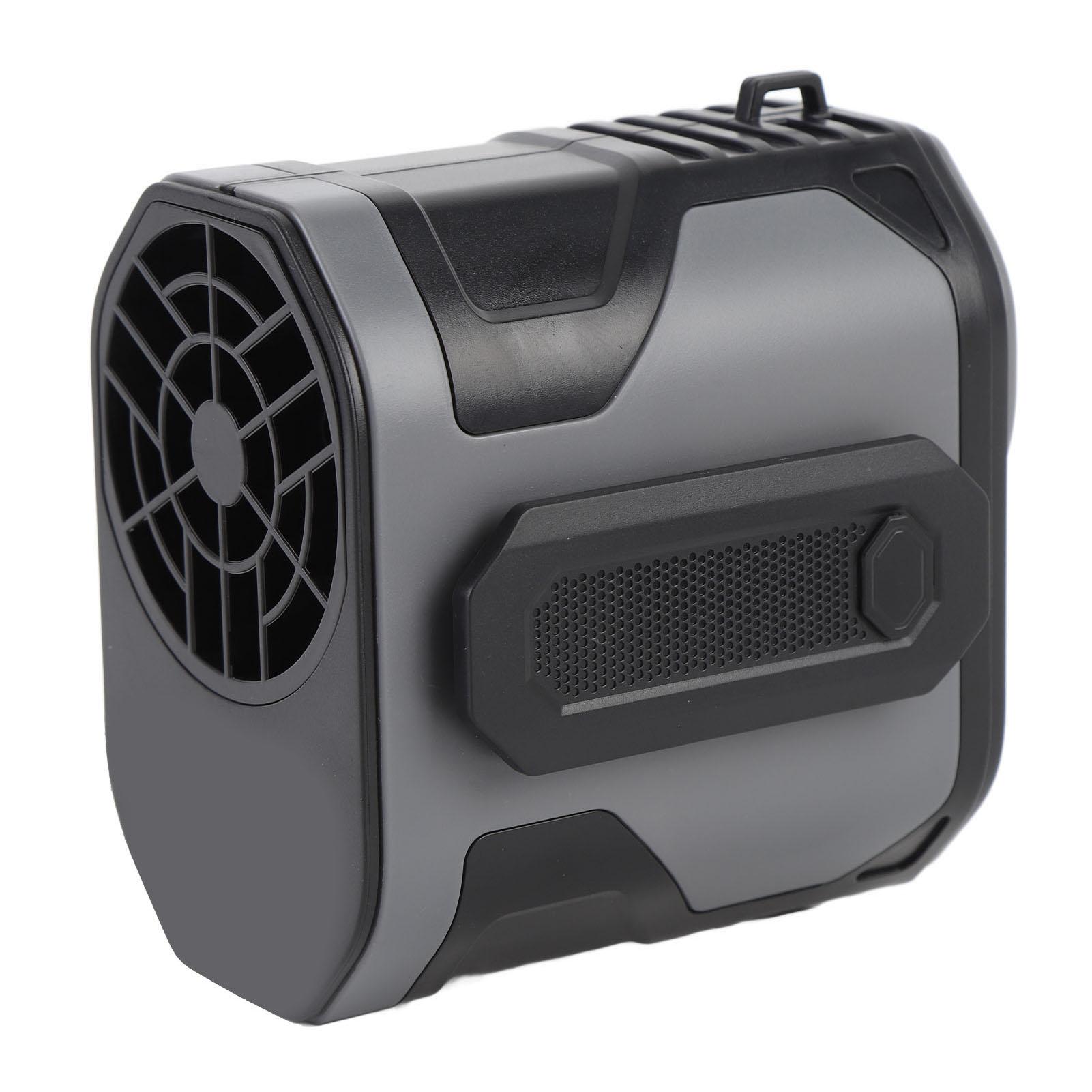 

Portable Waist Fan 8000mAh 100 Levels Stepless Adjustable USB Clip On Wearable Neck Waist Cooling