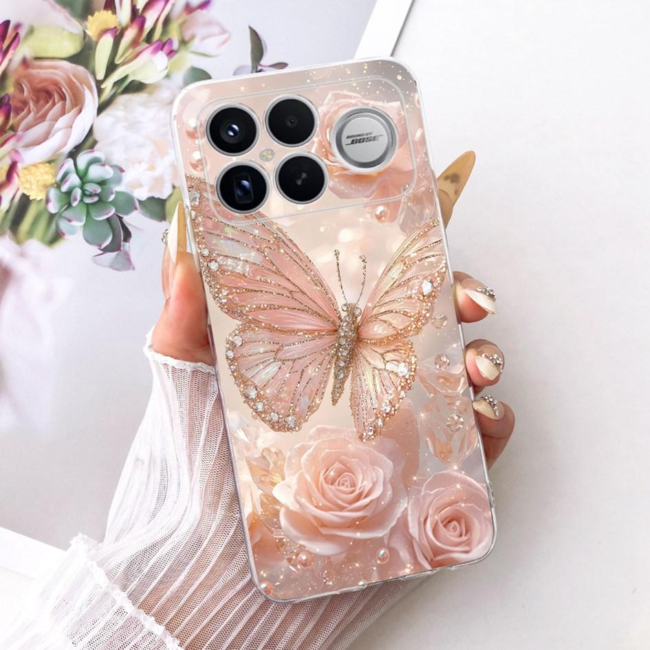 For Xiaomi POCO F8 Ultra Case Luxury Dragon Cartoon Transparent TPU Protection Cover For Poco F8 Pro Ultra PocoF8 Pro Soft Funda