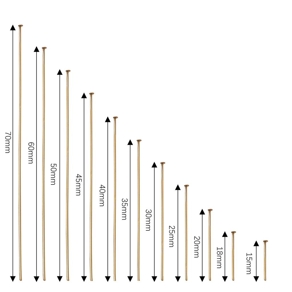 50/100Pcs Stainless Steel T-Shape Needle Charm Accessories For DIY Necklace Bracelet Jewelry Making