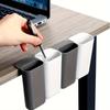 1PC Desktop Pen Holder, Clip-on Pencil Storage Box, Sticky Office Supplies Accessories, Desktop Organizer Set
