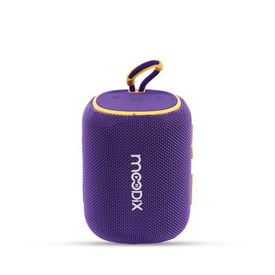 Moodix Caixa de som Bluetooth KI23KSV6, roxa, 10 W, IPX6, resistente à água