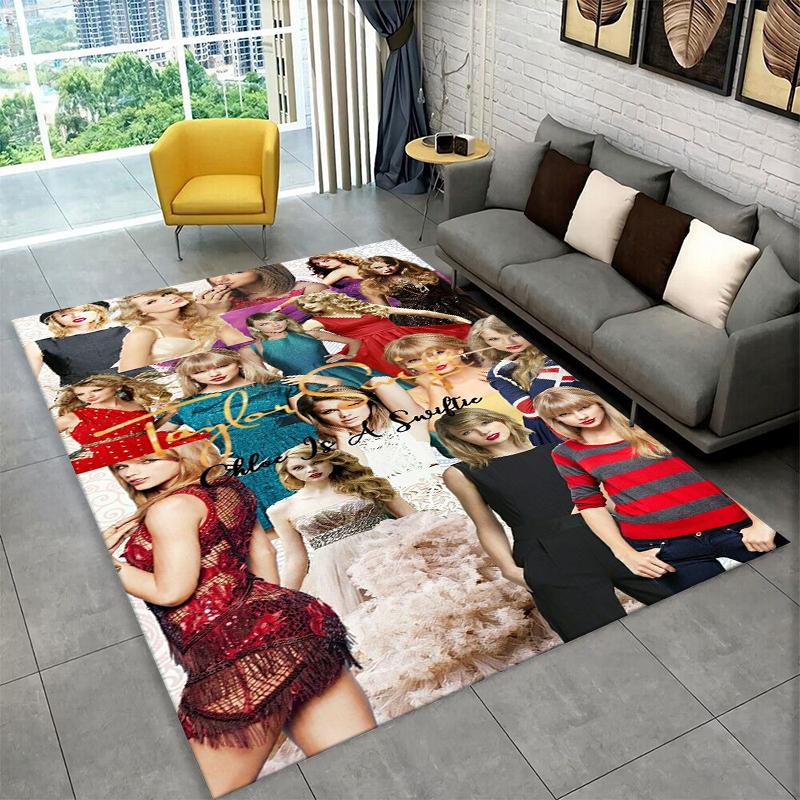 

Singer T-Taylor Singer Music Carpet Rug for Playroom Bedroom Living Room Sofa Home Decor,kid Area Rug Non-slip Floor Mat Gift 40x60cm