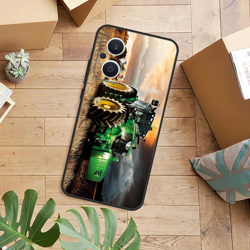 Farm Vehicle Tractor Case For OPPO Reno 13F 14F 12F 10 11 12 13 14 Pro 7 8 Lite OPPO Find X6 X5 X8 X9 Pro Cover
