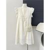 Small Flying Sleeves Doll Skirt Summer Casual New Thin French Dress Children Gentle Style High Sense