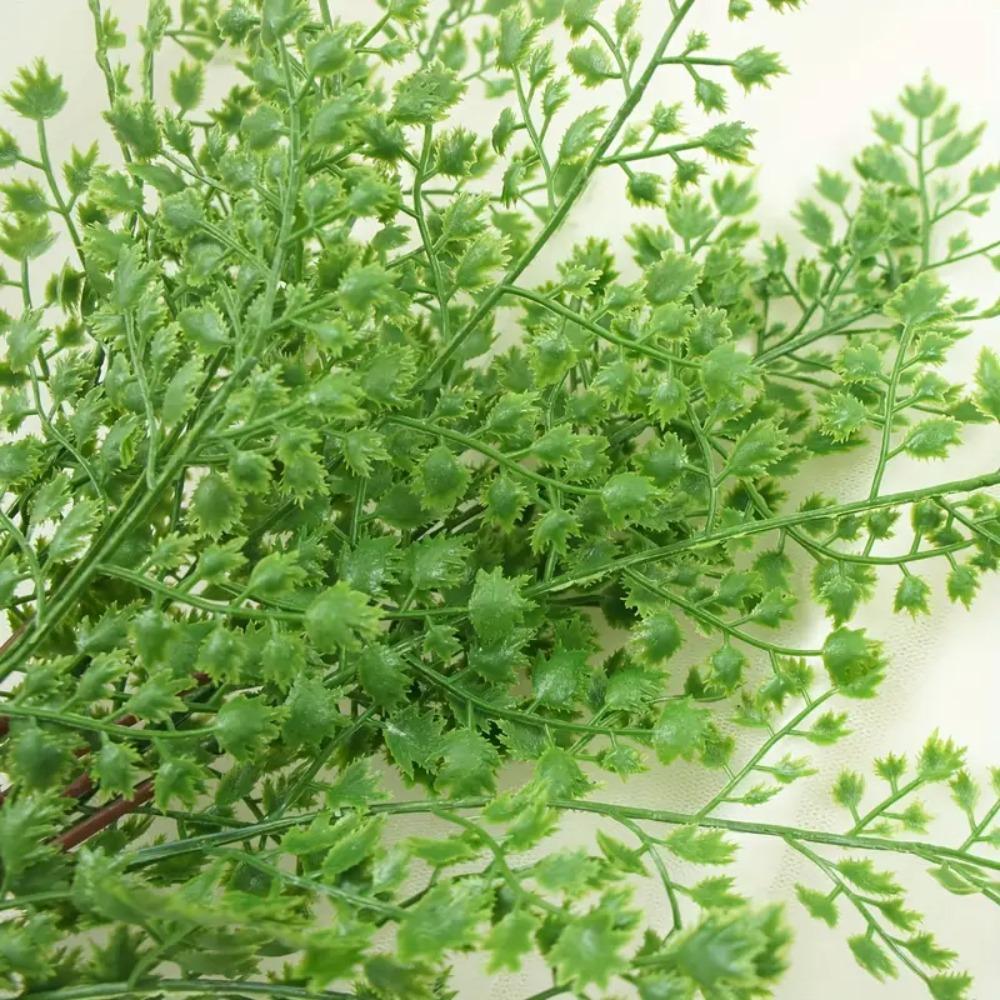 Plastic Artificial Maidenhair Fern Plants Handmade Fake Plant  Home Garden Decor