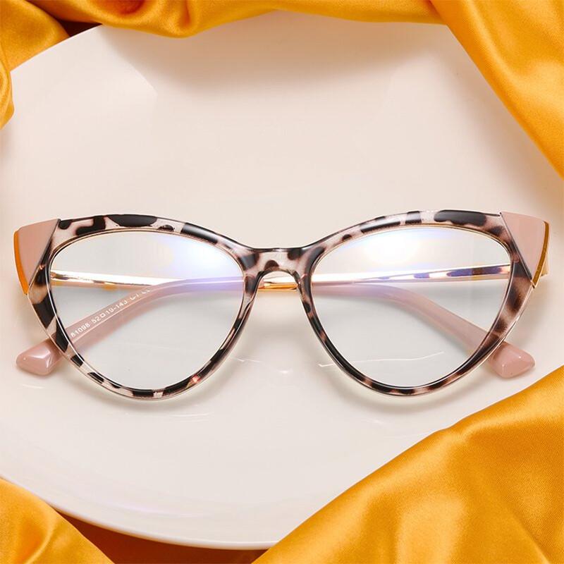 New Vintage Transparent Computer Reading Glasses Women's Eyeglass Frames TR90 Anti Blue Light Magnifying Glasses Presbyopia