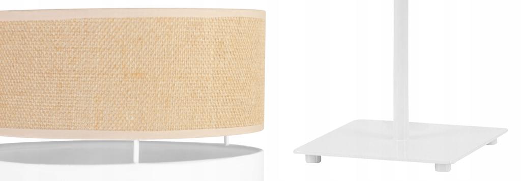 TABLE LAMP JUTE LAMPSHADE 20 CM WHITE