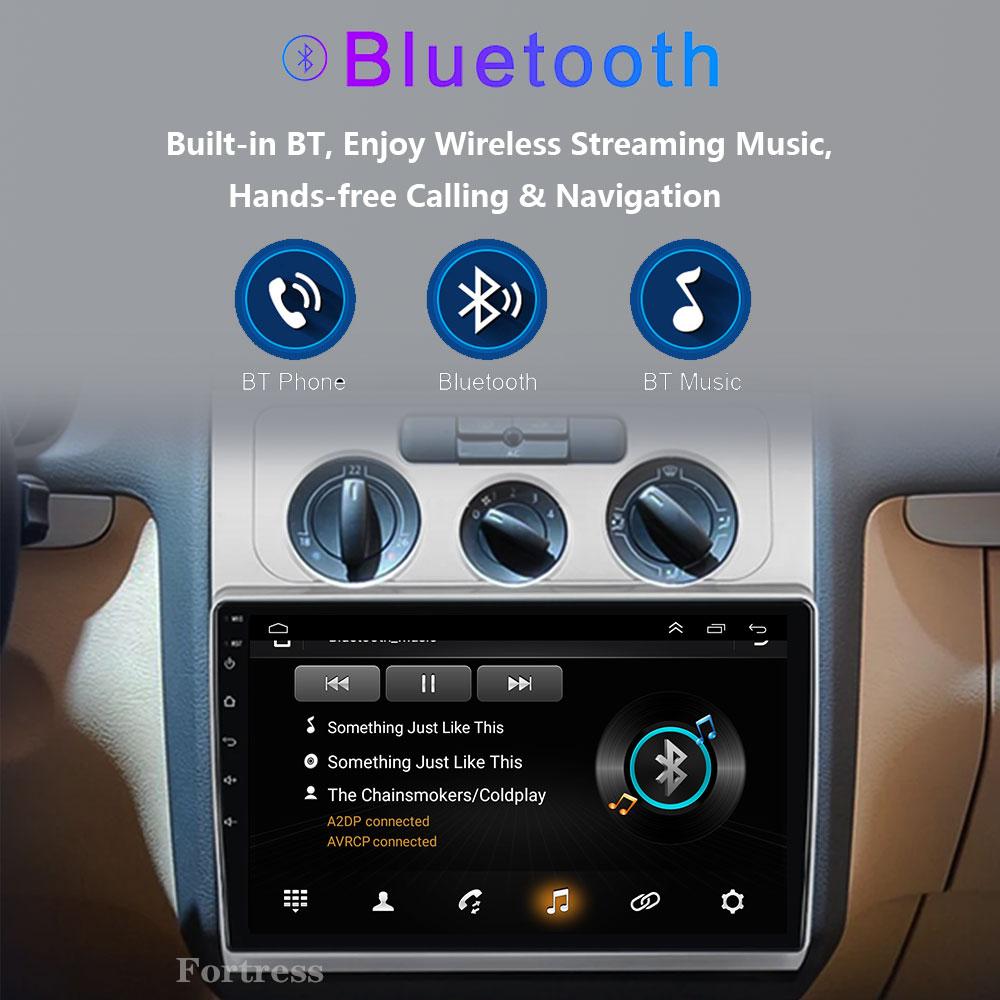 10 inch GPS Navigation Android Auto for Volkswagen Touran 1 2003 - 2010 Car Radio Video Multimedia Player 4G BT Wireless CarPlay