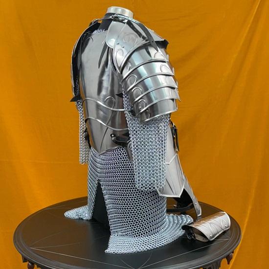 Elfí královna Celokovová zbroj Středověký fantasy bojovnický kostým LARP Cosplay Bojová zbroj pro ženy