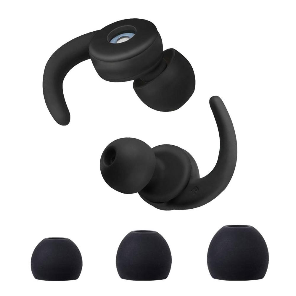 1Pair Silicone Sleeping Ear Plugs Sound Insulation Ear Protection Earplugs Anti-Noise Plugs for Travel Silicone Noise Reduction