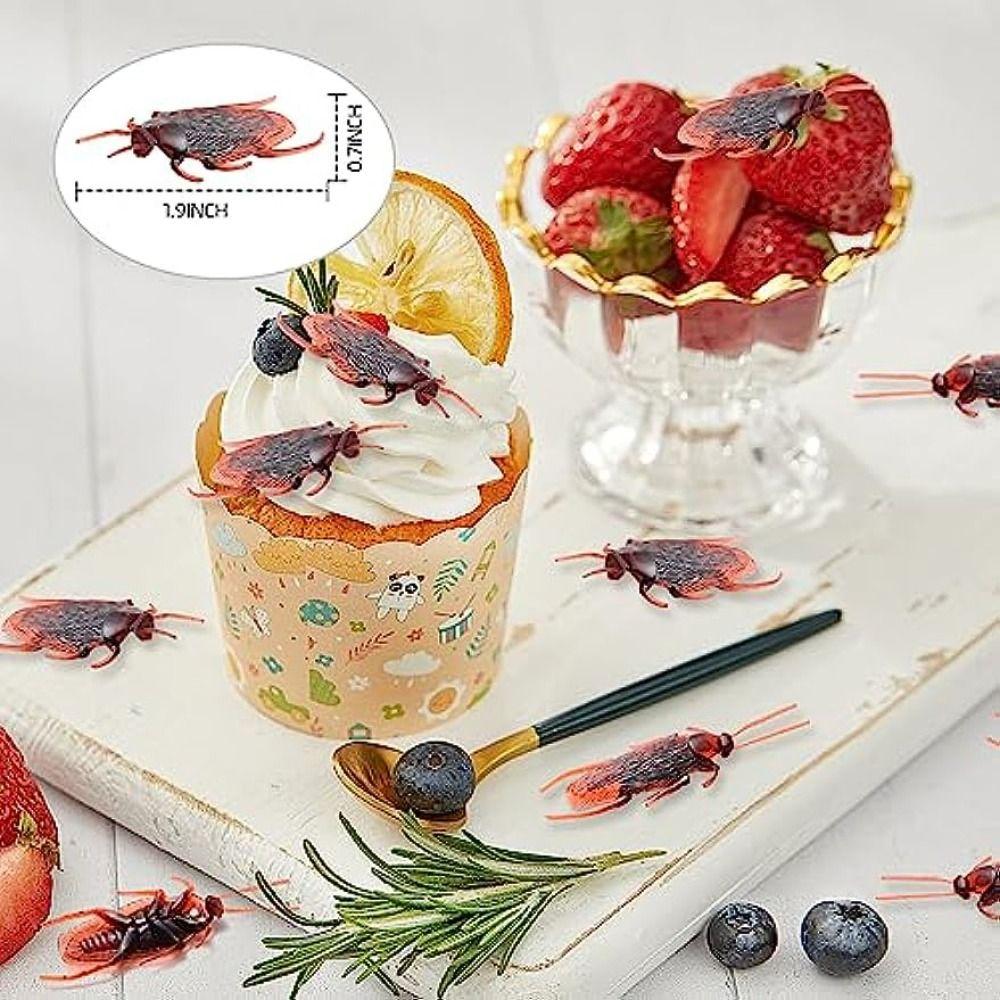 20Pcs Rubber Scorpion Fake Cockroach PVC Simulated Insects High Quality Cockroach Model Toy