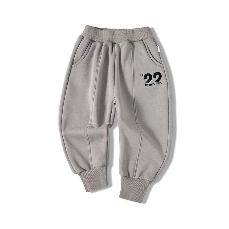 

Модні штани для хлопчиків в стилі INS на осінь/зиму - Повсякденні спортивні довгі штани з дизайном у вигляді літер 130cm