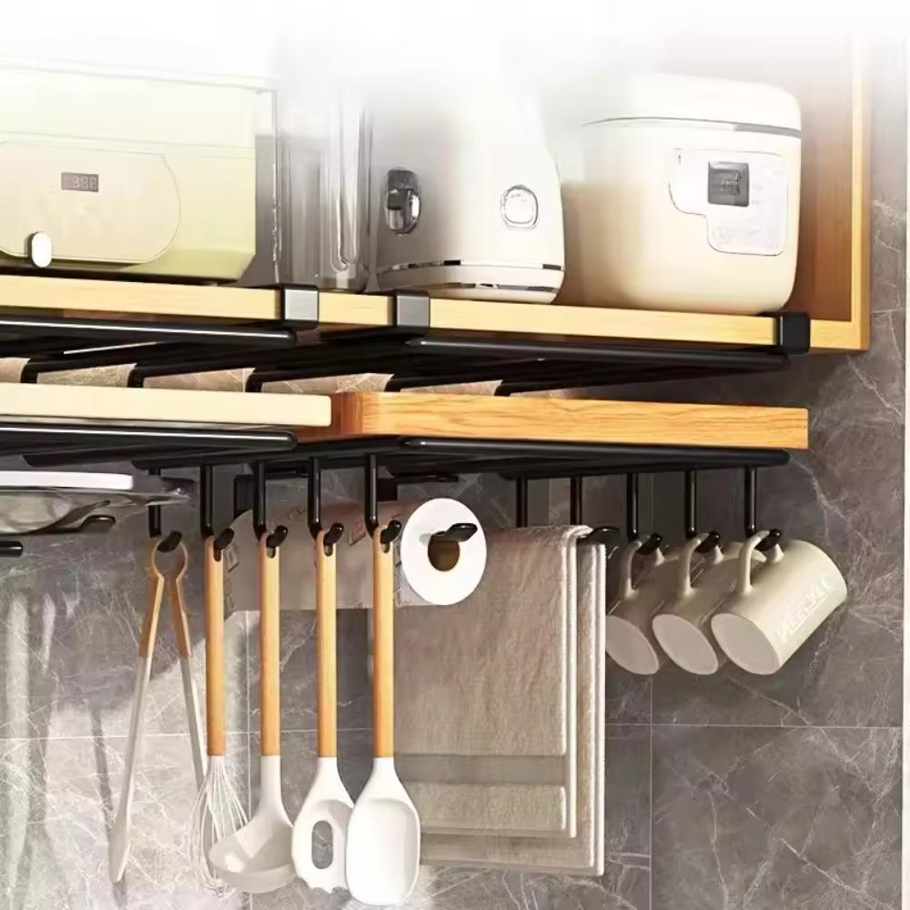 Cabinet Metal Storage Rack Kitchen Cutting Board Rack Non Perforated Tableware Storage Rack Kitchen Wall Mounted Pot Cover Rack
