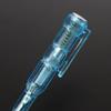 Blue Clear Flathead Voltage Tester Pen Measure 100-500V With Auto Test Function For Electricians Polarity Detection