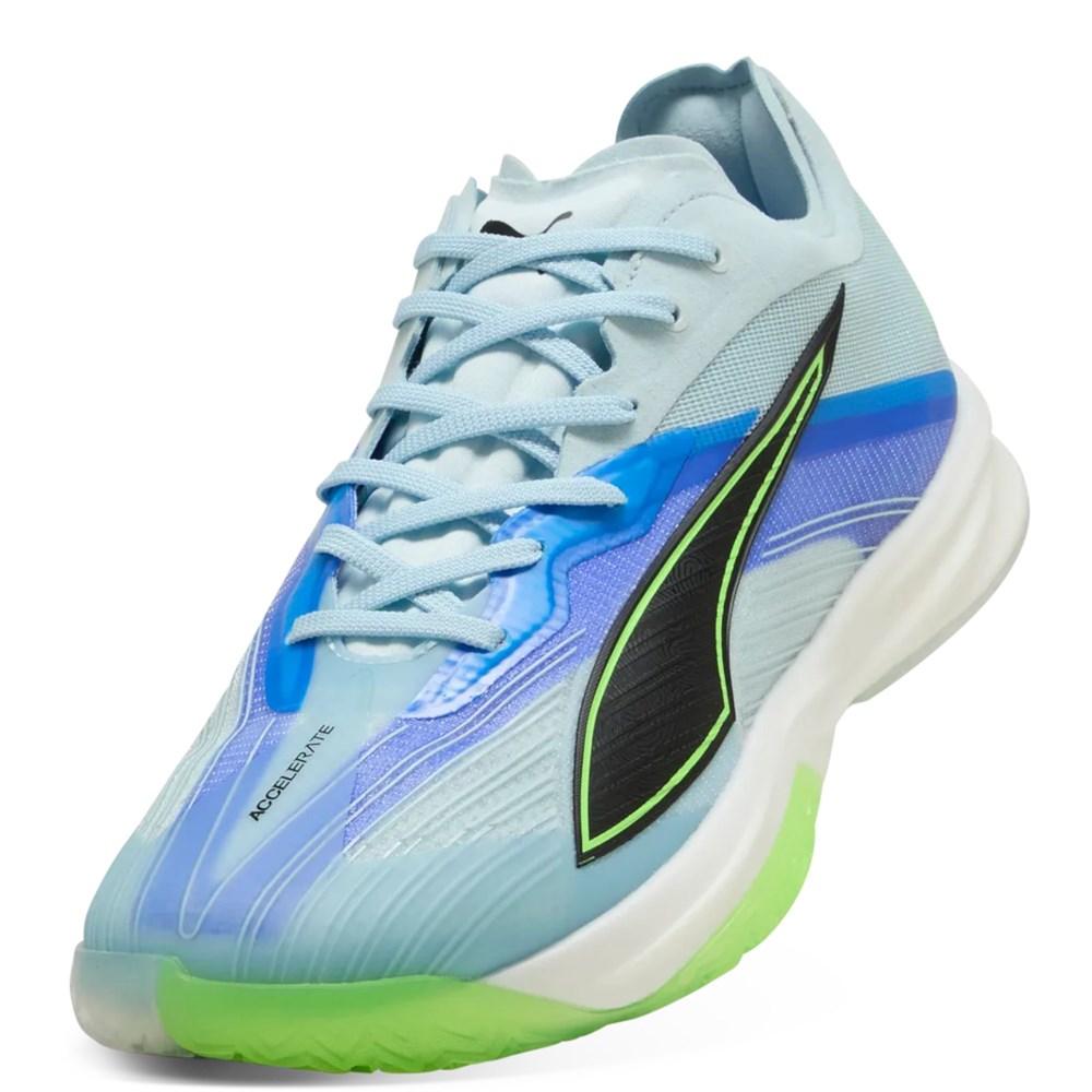 PUMA Accelerate Nitro SQD 5 Sneakers Lace Closure Light Blue/Light Green/Blue