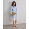 Demana Gradient Stripe Commuter Dress