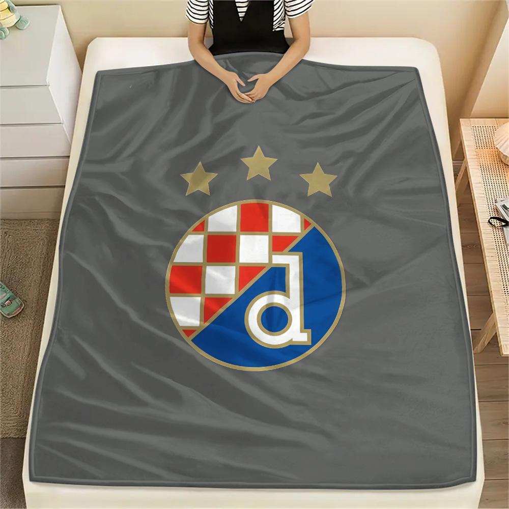 GNK Dinamo Zagreb Flannel Blanket, High quality Comfortable for All Seasons, Home Decor, Warmth and Comfort