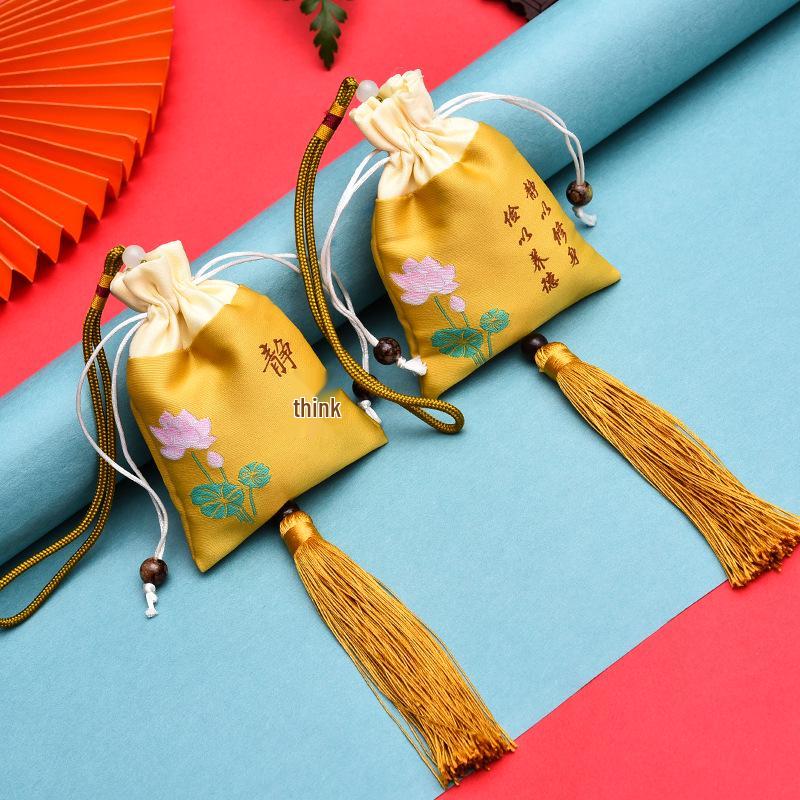 Custom Duanwu Omamori Embroidered Sachet Bag for Double Ninth Festival