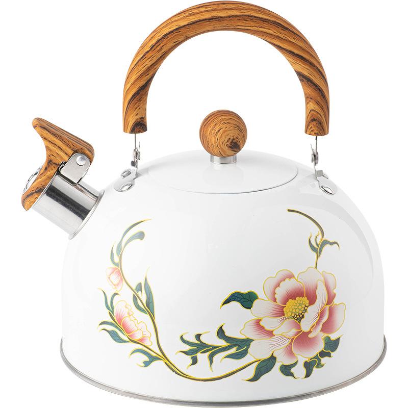 Stainless Steel Whistling Kettle Teapot 3L Coffee Pot New Teapot Water Kettle  Gas Induction Cooker