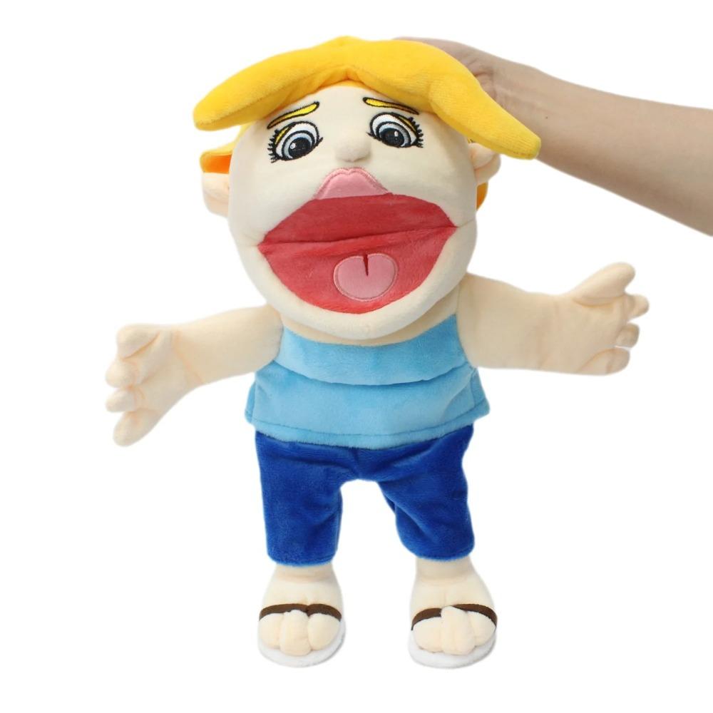 Jeffy Hand Puppet Toy Jeffys Zombie Boy Puppet Brinquedo Kawaii Stuffed Animal Jeffy Puppet Family Real Sml Doll Birthday Gift
