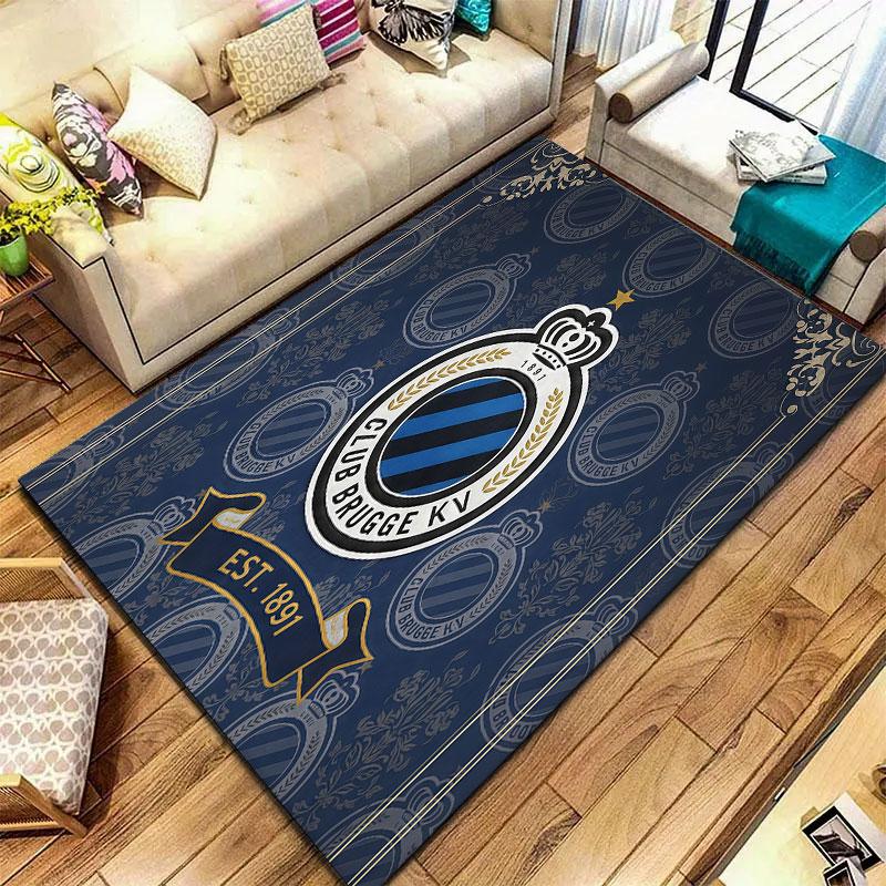 Club Brugge KV Carpet Rug for Living Room Bedroom Home Sofa Decoration,Kids play Non-slip Floor Mat