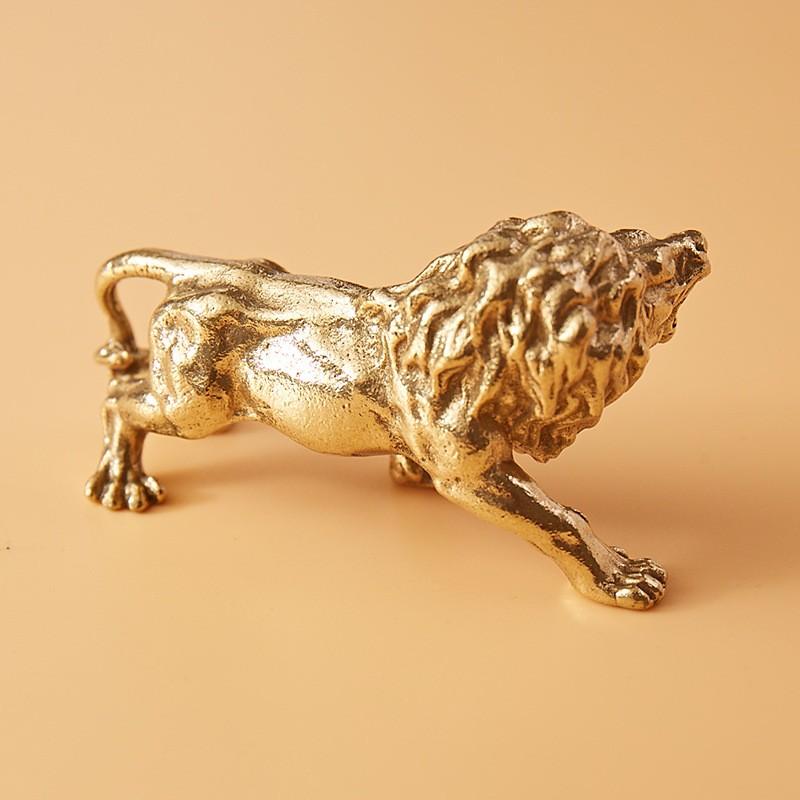 Brass Chinese Ox Year Mascot Incense Sticker